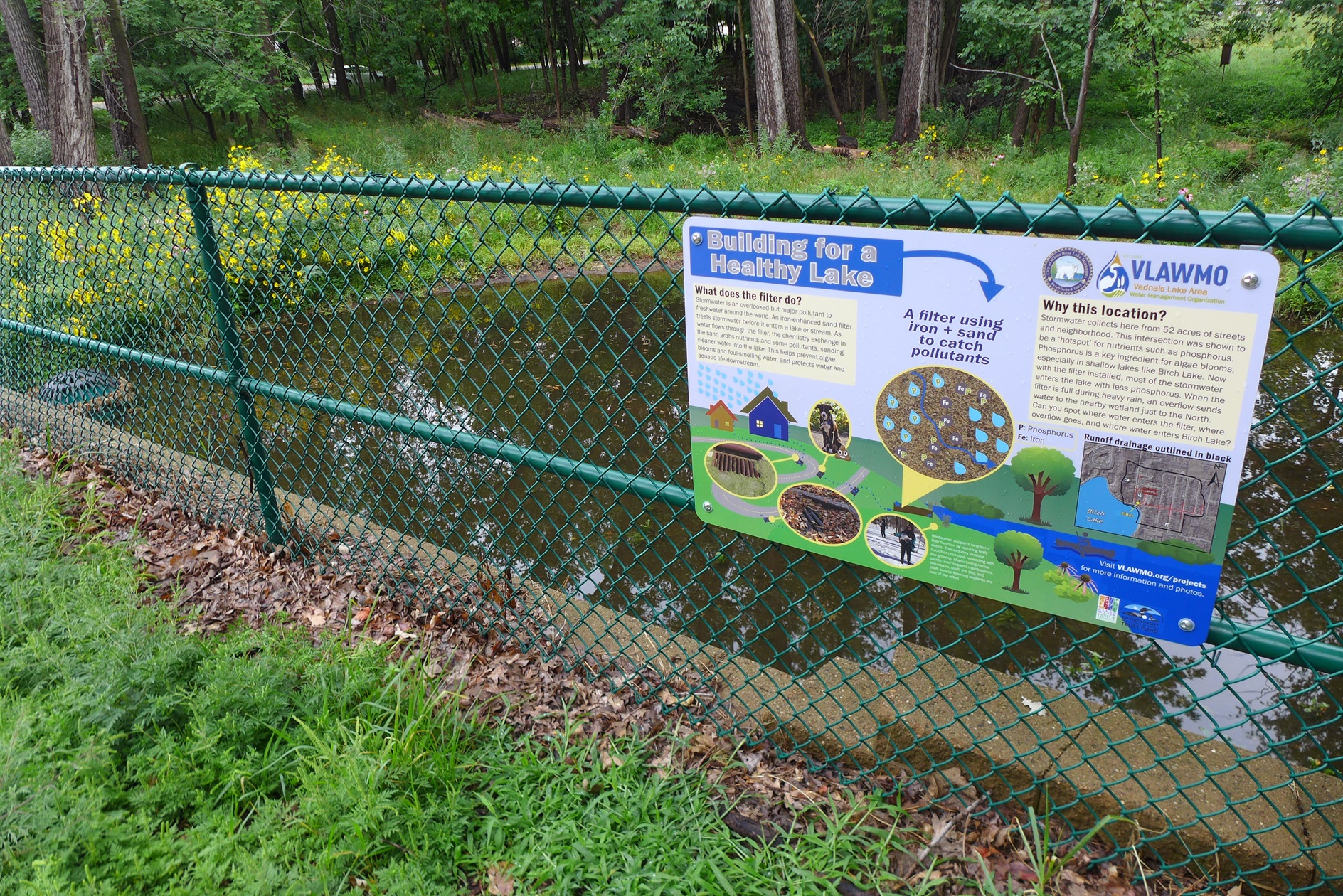 Image slide of On-site interpretive sign 