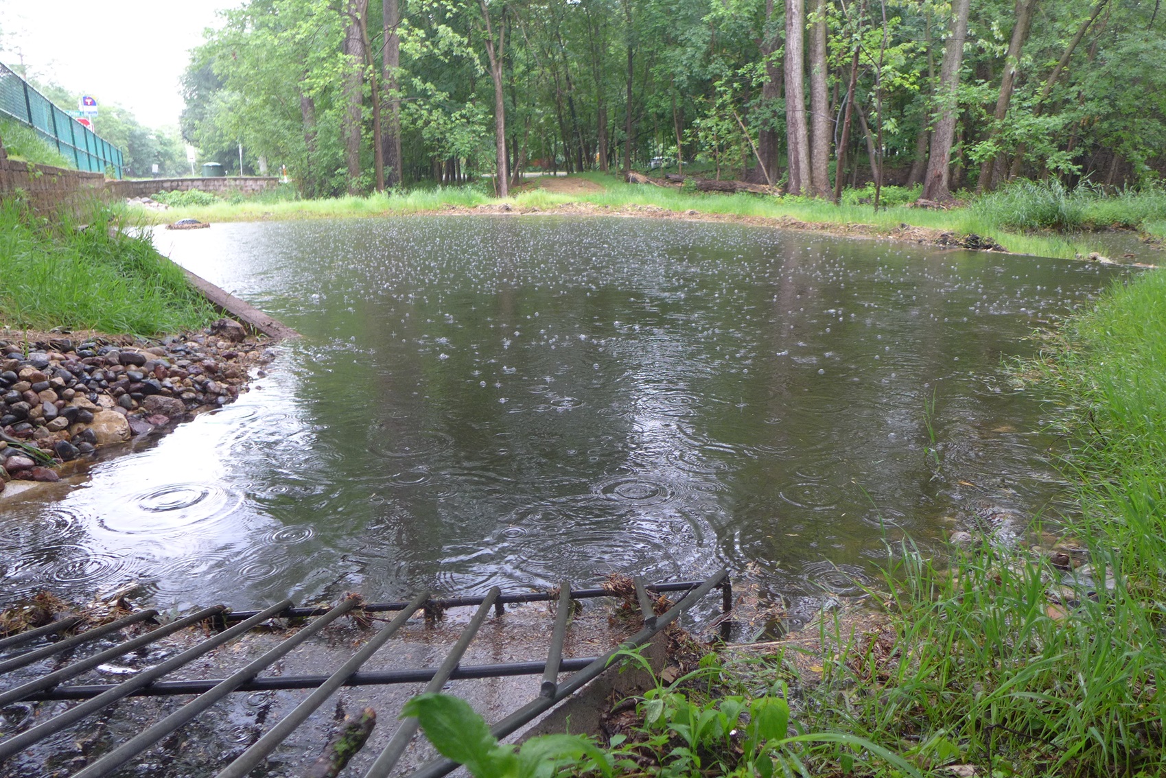 Image slide of During a rain event