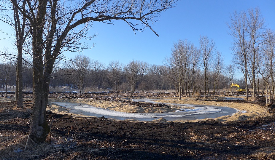 Image slide of Meander construction