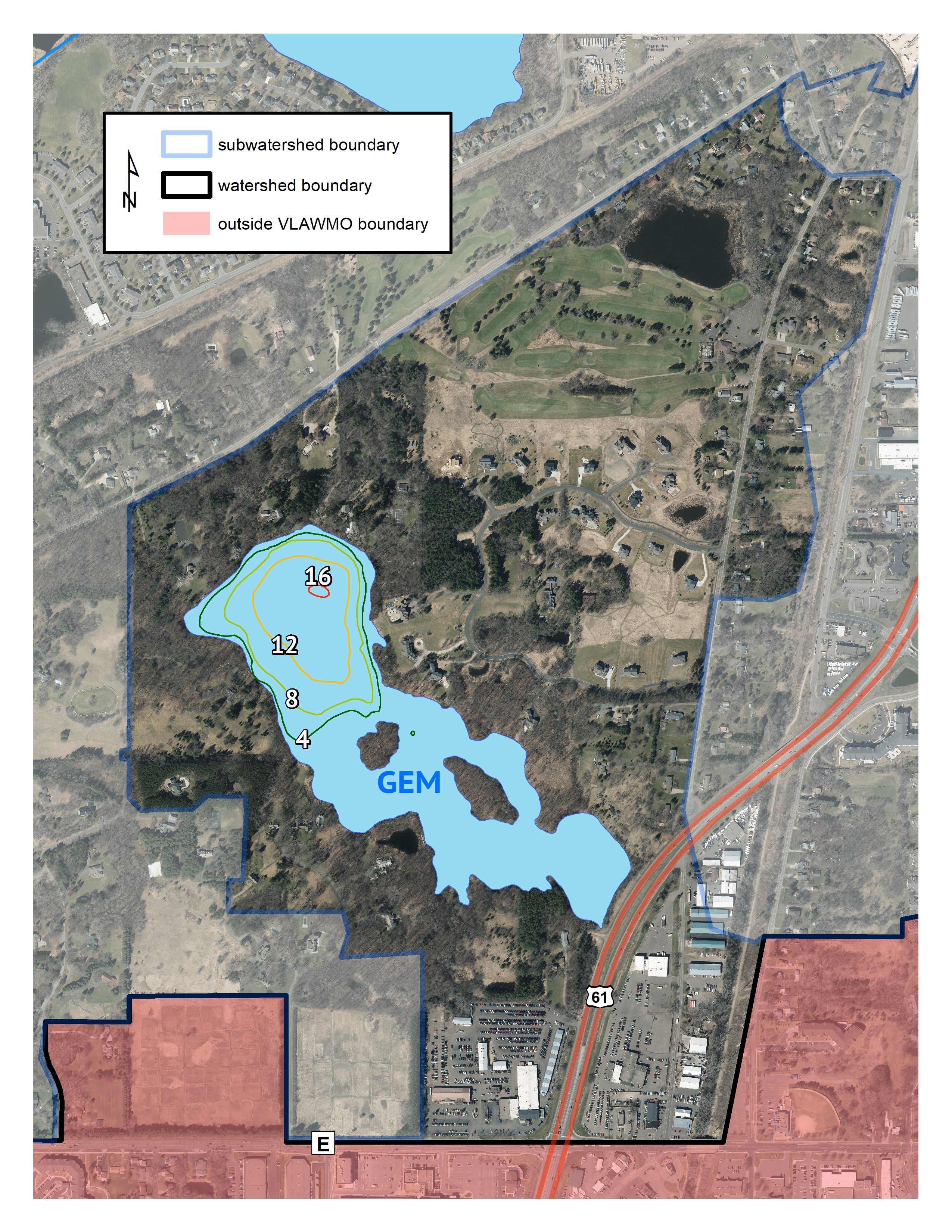 Gem Lake map image in Gem Lake